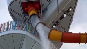 Read more about the article Passenger ‘sliced open’ after water slide breaks on world’s largest cruise ship