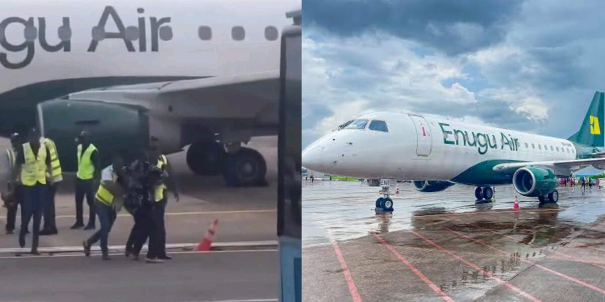 You are currently viewing KWAM3 : Drama as Passenger Gets Dragged Off Enugu Air by Airport Officials (Video)